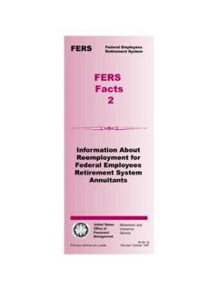 FERS Information